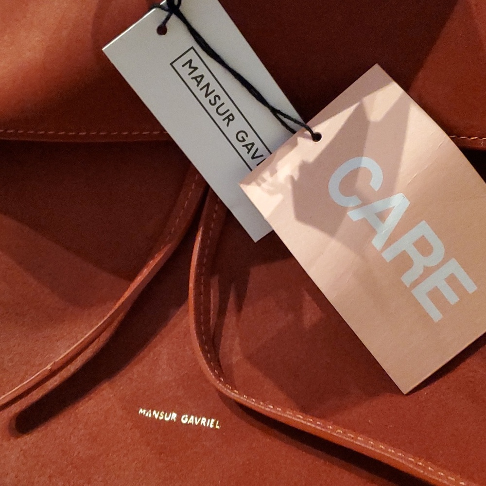 NWT Mansur Gavriel soft lady bag in Brick - Picture 3 of 8